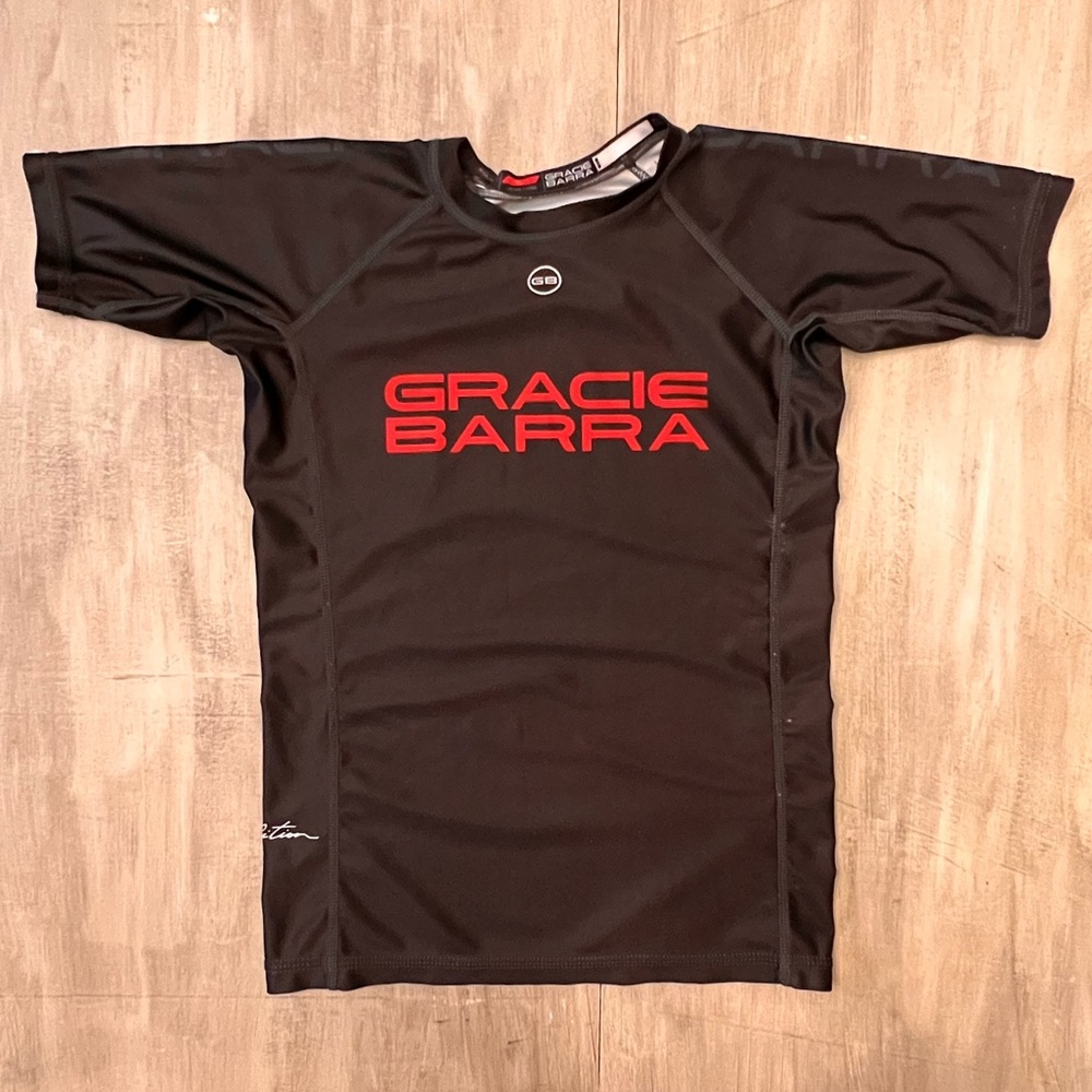 Gracie Barra Youth Rash Guard Large